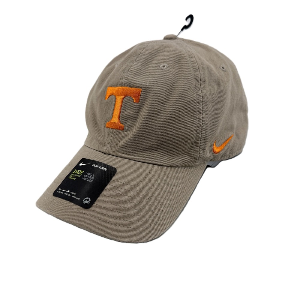 Nike Heritage86 Tennessee Volunteers Men OS Khaki Adjustable Dad Hat AV7534-247